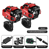 Custom Motorcycle LED Spotlights Dustproof Energy Saving Aluminum for Motorbike Electric Scooter OEM 20pcs