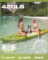 Planche de paddle gonflable SUNHOKEY 6 couleurs, vente en gros, pas cher, 11'x34''x6'', planche de paddle gonflable pour la pêche, planche de paddle gonflable à vendre