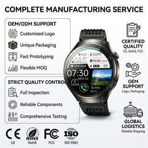 สมาร์ทวอทช์ 1.85 นิ้ว AMOLED 5G รองรับการโทร วัดอัตราการเต้นของหัวใจ กล้อง HD กันน้ำ IP67 แม่เหล็ก OEM และรองรับการขายแบบดรอปชิปปิ้ง - Product Image 6