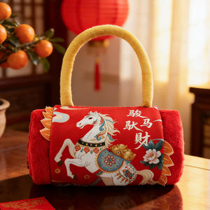 ผ้าห่มหมอน 2-in-1 ลายสัตว์น่ารัก ผลิตตามสั่ง ขายส่ง ผ้าฟลานเนลโพลีเอสเตอร์ 100% เนื้อนุ่มพิเศษ บรรจุในถุง PP Cotton OPP ช่วยคลายเครียด - Product Image 2