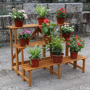 Présentoir pratique de <span class=keywords><strong>plante</strong></span> de jardin extérieur de support de <span class=keywords><strong>plante</strong></span> de grand <span class=keywords><strong>coin</strong></span> Durable de haute qualité - Product Image 6