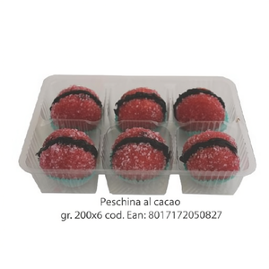 Fimardolci Red Chocolate Peaches Ball-Shaped Hard Candy <b>Box</b> 200g X 6pcs - Product Image 2