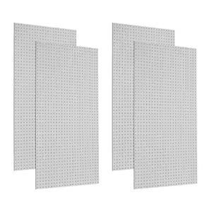 金属素材の壁パネル頑丈で実用的な4x4ペグボード4x8ペグボードホワイト工具収納用