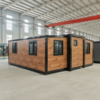 Casa Contenedor Expandible de 20 pies a Precio de Fábrica, Instalación Rápida, Casas Prefabricadas para Viviendas, Villas, Hoteles, Oficinas y Apartamentos