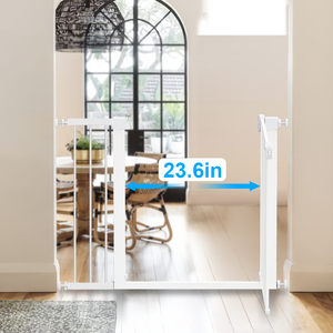 Barrière de sécurité pour bébé à fermeture automatique, réglable, à <span class=keywords><strong>pression</strong></span>, pour les escaliers, les portes, la maison, barrière de sécurité pour bébé - Product Image 2