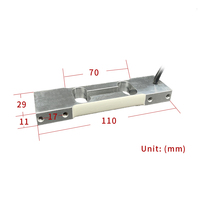 HY-130-2A Celda de Carga de Alta Precisión de 2 kg, Sensor Estable de Aleación de Aluminio para Básculas de Frutas y Verduras Pequeñas