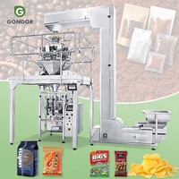 Machine d'emballage verticale PLC pour pistaches, bâtonnets de biscuits, filets de poisson, fruits surgelés, dosettes de lessive et sachets préformés