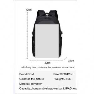 Sac à dos pour ordinateur portable imperméable en Oxford respirant pour les élèves du collège Nouveau sac à dos souple pour ordinateur portable pour les étudiants - Product Image 3