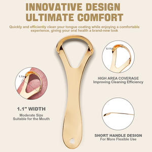 <span class=keywords><strong>Limpiador</strong></span> <span class=keywords><strong>de</strong></span> <span class=keywords><strong>Lengua</strong></span> <span class=keywords><strong>de</strong></span> Acero Inoxidable Quirúrgico 304 al por Mayor, Herramienta <span class=keywords><strong>de</strong></span> Limpieza <span class=keywords><strong>de</strong></span> Higiene Bucal para Niños - Product Image 3