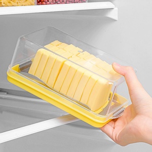 Boîte à beurre en plastique, ustensiles de cuisine spécialisés pour le rangement du fromage, type grattoirs, couteau à beurre et tofu en acier inoxydable 304 - Product Image 5