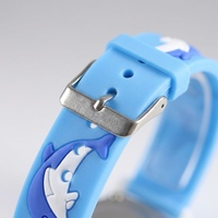Montre numérique pour enfants en PVC avec logo personnalisé, cadeau promotionnel en gros