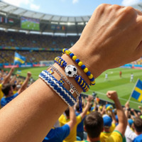 Pendentif de football personnalisé pour événements sportifs, design unisexe tendance, couleurs nationales assorties, plaqué or, cordon réglable