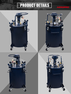 AEROPRO A8363A 20 Liter Gallon Pressure <strong>Paint</strong> Pot Max 30 PSI Pressure Automatic Smart <strong>Tank</strong> <strong>Paint</strong> - Product Image 6
