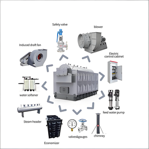 Caldera de Vapor de Biomasa DZH de 1000 kg/h, Serie de Evaporación por Vapor, Rendimiento Estable, Gran Potencia, Fácil Operación y Ajuste - Product Image 2