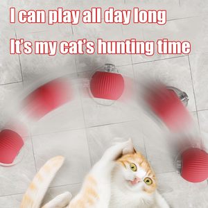 Hot Sale New USB 360° Smart Interactive Cat Toys Automatic Moving <b>Ball</b> <b>Dog</b> Toy Teaser <b>Ball</b> Self-Rotating Rolling Kitty Toys - Product Image 5
