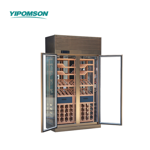 Yipomson Commercial Stainless Steel Wine Cooler Refrigerator for Restaurant Bar Hotel with Custom Temperature Zones