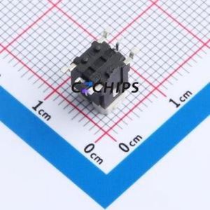 TM-002-M-03 Tactile Switch SMD,6x6mm Switch Single Pole Single Throw Round Button 2.6N Vertical Mount - Product Image 2