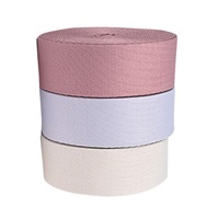 Sangle élastique tissée sergé en polyester durable, plusieurs couleurs, 25 mm et 38 mm, en rouleau, pour sacs, ceintures, chaussures et textile de maison