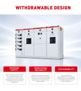 ตู้สวิตช์เกียร์แรงดันต่ำแบบถอดได้ชนิด GCS ยี่ห้อ BENY CE Listed 400V 660V 5000A ระบบจ่ายไฟฟ้าอุตสาหกรรม - Product Image 4