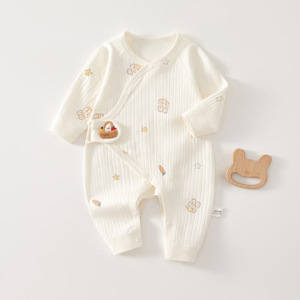 Mameluco de Algodón Puro para Bebé 82/40 Unisex Primavera Otoño con Estampado de Dibujos Animados - Product Image 1