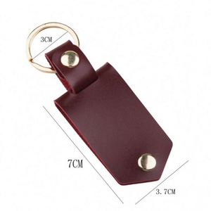 Llavero de cuero PU para sublimación, mini álbum de fotos familiar, en blanco, para sublimación, llaveros con foto, llaveros de cuero - Product Image 6