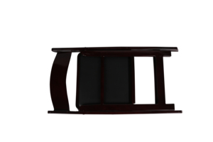 Silla Plegable de Resina de Caoba para Comedor Exterior de Hotel o Villa - Elegancia Clásica, Resistente al Agua, Ideal para Bodas y Eventos Especiales - Product Image 5