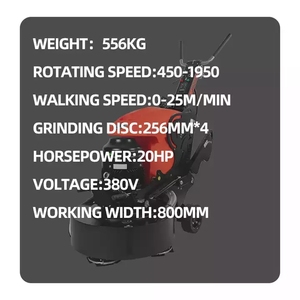 Rectifieuse et meuleuse de <span class=keywords><strong>sol</strong></span> en béton de ciment de trottoir d'allée automotrice planétaire résistante - Product Image 5