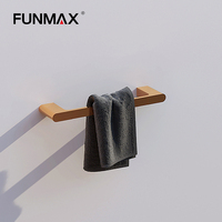 Ensembles d'accessoires de salle de bain commerciaux pour la maison : Porte-serviettes, porte-rouleau de papier, porte-brosse WC, crochet – Finition Cuivre Chromé
