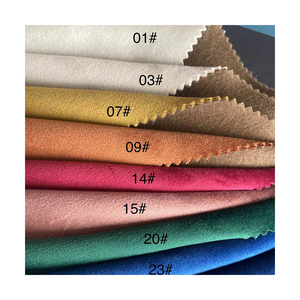 Chaqueta de lujo Tela Mujer Premium Suede Headliner <span class=keywords><strong>Material</strong></span> para envoltura interior de coche - Product Image 1