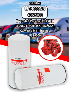 Filtres de maintenance LF14000NN pour remplacement de filtre à huile, compatibles avec les moteurs ISX ISX 15 - Product Image 4