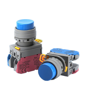 Interruptor de botón pulsador de alta resistencia LAY6H-10 de 22 mm con bloqueo y reinicio automático, arranque y parada por impulsos, 10A 250V, serie LAY6H de alta gama - Product Image 4