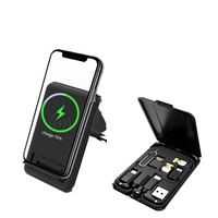 XWorld 15W Pengisi Daya Nirkabel Portabel Dudukan Pengisi Daya Serbaguna Kecil Berbagai Antarmuka-Tipe C L USB-Harga Grosir