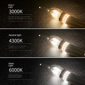 Directo <span class=keywords><strong>de</strong></span> fábrica E14 E27 Bombilla <span class=keywords><strong>de</strong></span> vela LED Tricolor 5W/8W/10W Luz <span class=keywords><strong>de</strong></span> ahorro <span class=keywords><strong>de</strong></span> energía para candelabro <span class=keywords><strong>de</strong></span> lujo e Iluminación Residencial - Product Image 4