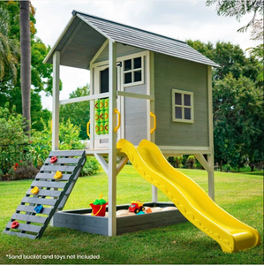 Casa <span class=keywords><strong>de</strong></span> <span class=keywords><strong>Juegos</strong></span> <span class=keywords><strong>de</strong></span> Madera <span class=keywords><strong>para</strong></span> Niños con Tobogán y Caja <span class=keywords><strong>de</strong></span> Arena, Impermeable, <span class=keywords><strong>para</strong></span> Jardín Exterior, <span class=keywords><strong>para</strong></span> Usar en el Patio Trasero - Product Image 3