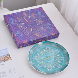 Vaisselle en céramique de Style arabe de grande valeur ensemble de couverts réutilisables bohème avec poignée ensembles de vaisselle pour la maison créative - Product Image 3