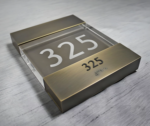 <span class=keywords><strong>Plaque</strong></span> d'immatriculation <span class=keywords><strong>de</strong></span> maison <span class=keywords><strong>autocollante</strong></span> personnalisée avec lettres <span class=keywords><strong>de</strong></span> style moderne pour numéro <span class=keywords><strong>de</strong></span> <span class=keywords><strong>porte</strong></span> d'hôtel - Product Image 5