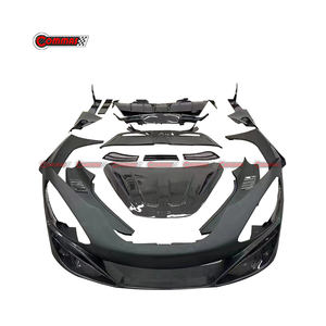 Kit carrosserie style MSY en fibre de carbone pour McLaren 720S : pare-chocs avant, jupes latérales, capot arrière, ailes, pare-chocs arrière, pièces de voiture - Product Image 4