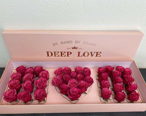 AN Luxruy Cajas Para Flores Rose Floral Flow Mom Paper Box I Love You Mom Flower Box