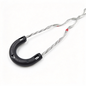 Abrazadera de tensión preformada de alambre de acero de 4.9-5.6mm, abrazadera helicoidal de extremo muerto, accesorios FTTH - Product Image 2
