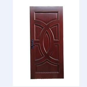 Porte Esterne Moderne Preinstallate in Legno Massello di Mogano con <span class=keywords><strong>Due</strong></span> Pannelli Laterali, Porte Frontali Doppie - Product Image 5