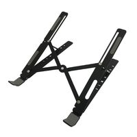 Support pour Ordinateur Portable et Tablette, Support de Moniteur de Bureau Pliable et Portable en Alliage d'Aluminium et Silicone, 16 Pouces, avec Refroidissement