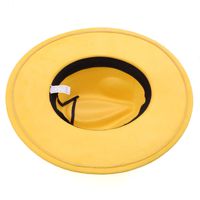 Nouvelle Arrivée 2026 Chapeau Fedora d'Halloween en Feutre à Large Bord, Motif Citrouille, Chauve-souris et Toile d'araignée Gravé au Laser, pour Fête et Déguisement