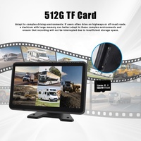 Sistema de Monitoreo para Camiones, Cámara de Reversa con Pantalla LCD, Monitor de 5 Canales, 1080P, GPS, WiFi, Punto Ciego