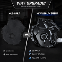 Couvercle inférieur de la chaîne de distribution et boîtier d'étanchéité avant du vilebrequin 06K109211AA 06K109210 Compatible VW Audi EA888 Gen3 1.8T 2.0T