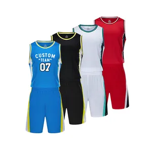 Basketball Jersey Gelb und Schwarz Design Plain Quick Dry Sportswear Shorts Trainings anzüge Männer Basketball Uniform Sets