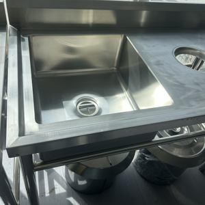 Victory <b>Kitchen</b> <b>Commercial</b> Catering <b>Equipment</b> Stainless Steel Single & Double Sinks for Hotels & Restaurants - Product Image 3