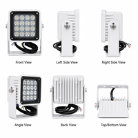 Iluminador IR de 80W 850nm, Luz Estroboscópica ANPR LPR, AC220V IP65, 16 LED, Aleación de Aluminio, Luz para Cámara de Matrícula, para Peaje y Estacionamiento