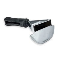 Grattoir de préparation de pneus durable avec lame large et courbée pour les projets de réparation de caoutchouc de véhicules