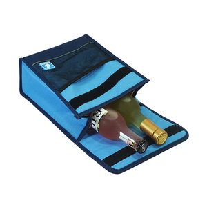 Échantillon gratuit Voyage Pique-Nique Isolé Sac Glacière Rembourré Vin Fourre-Tout Transporteur Portable Vin Sac De Transport - Product Image 5