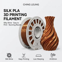 Filamen PLA Sutra Grosir 1.75mm 1kg, Printer 3D Kecepatan Tinggi, Halus Berkilau Tanpa Benang, Logo Kustom OEM Ramah Lingkungan Rendah Bau
